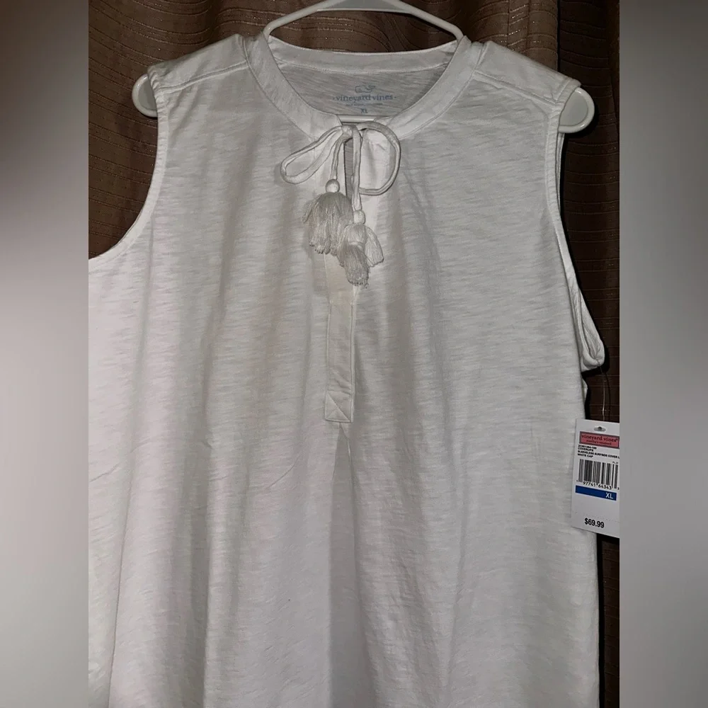 NWT VINEYARD VINES SURFSIDE SLEEVELESS COVERUP XL - Picture 2 of 6